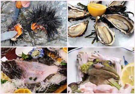 Необычные деликатесы из живых существ 