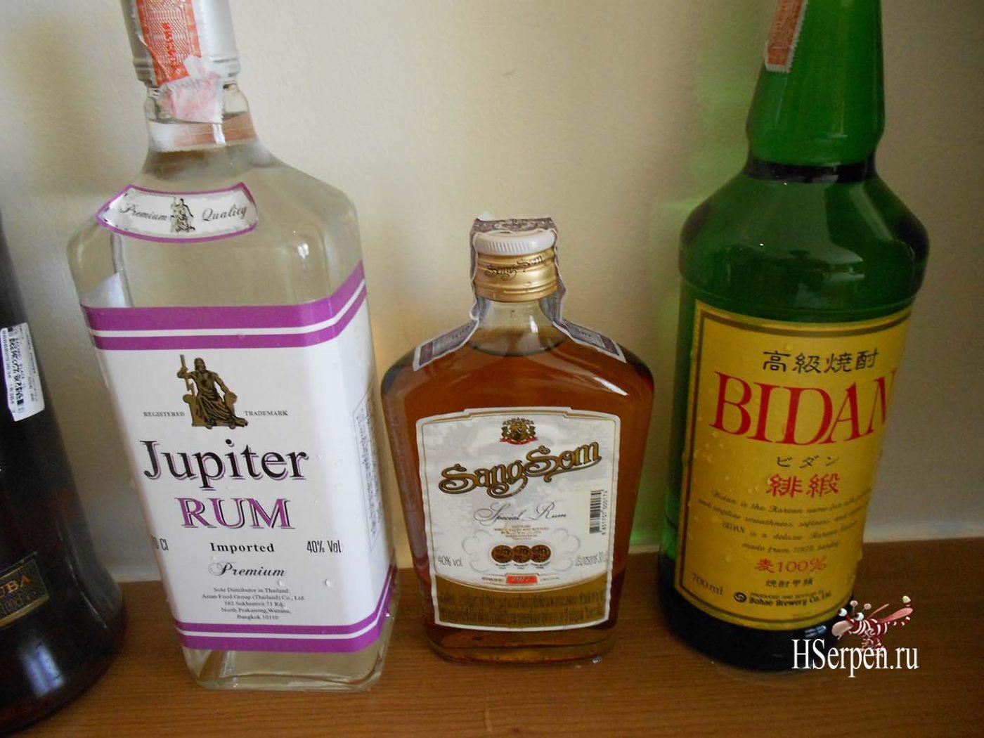 Местный алкоголь в Таиланде