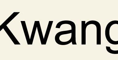 Первый слог Kwang / 광 / Гван