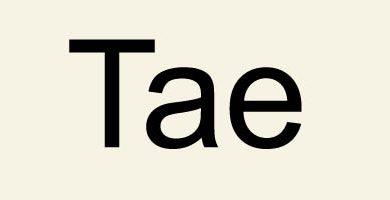 Слог Tae / 태 / Тхэ Первый слог Tae / 태 в корейских именах