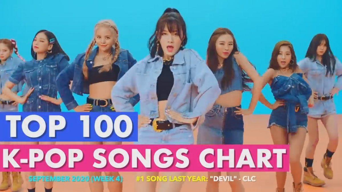 Топ-100 KPOP хитов на сентябрь 2020