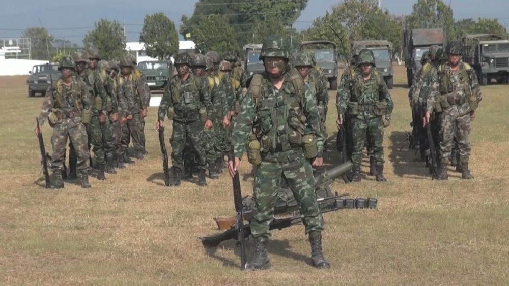 Проверка боеготовности тайских пехотных полков Проверка боеготовности тайских пехотных полков