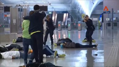 Контртеррористические учения в аэропорту Чанги, Сингапур Контртеррористические учения в аэропорту Чанги, Сингапур