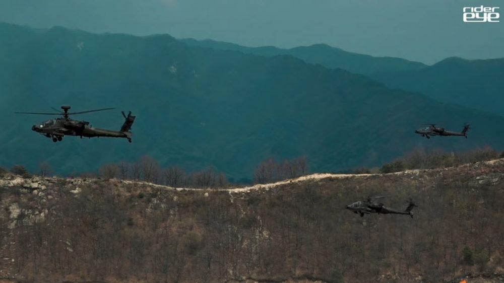 Учения армии Южной Кореи с боевой стрельбой в 2017