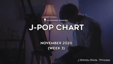 Топ-100 JPOP хитов в ноябре 2020