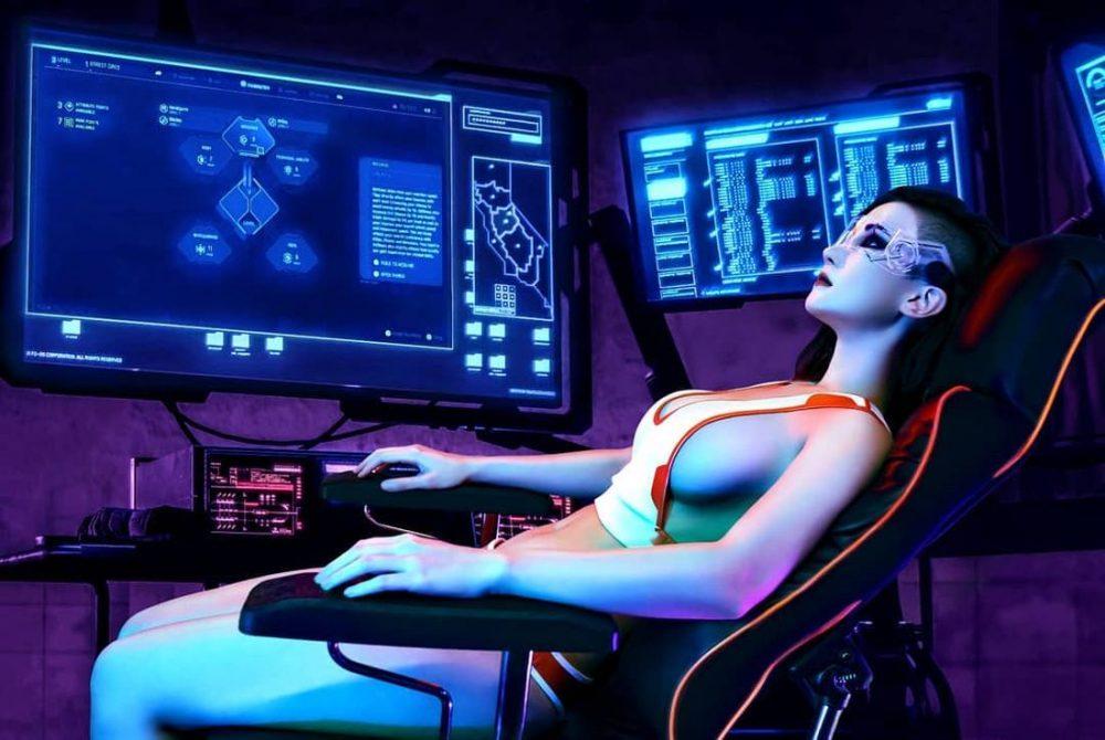 Кореянка сделала кослей в стиле Cyberpunk 2077 Кореянка сделала кослей в стиле Cyberpunk 2077