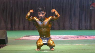 Индийский бодибилдер ростом меньше метра Индийский бодибилдер ростом меньше метра