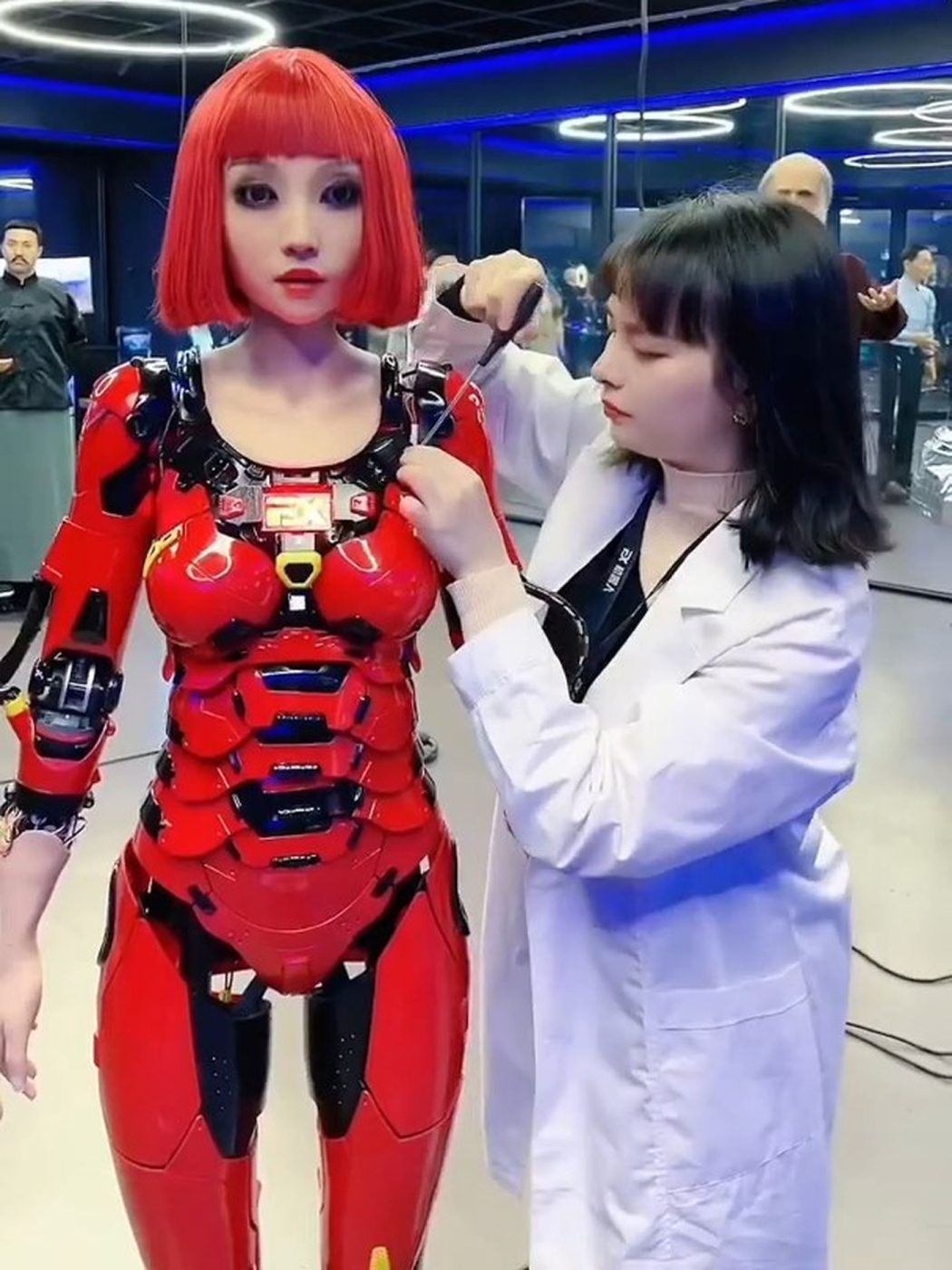 Japan girl robot