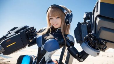 AI Asian Girls #2: Space Mecha