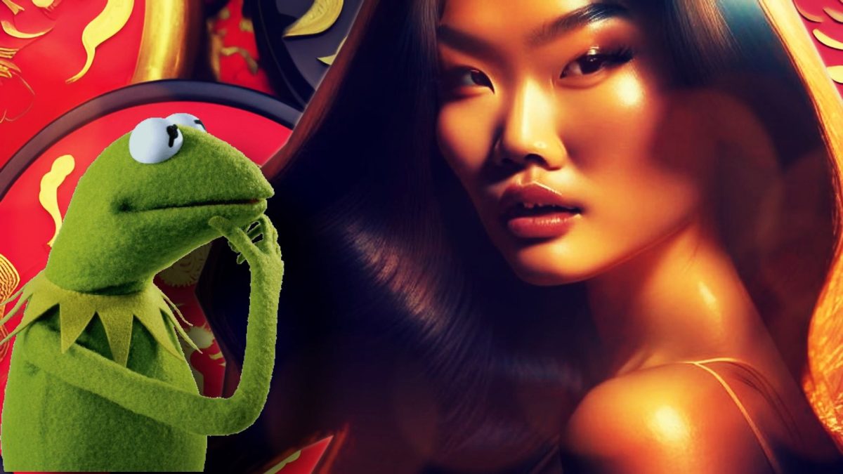 Робот и азиатки