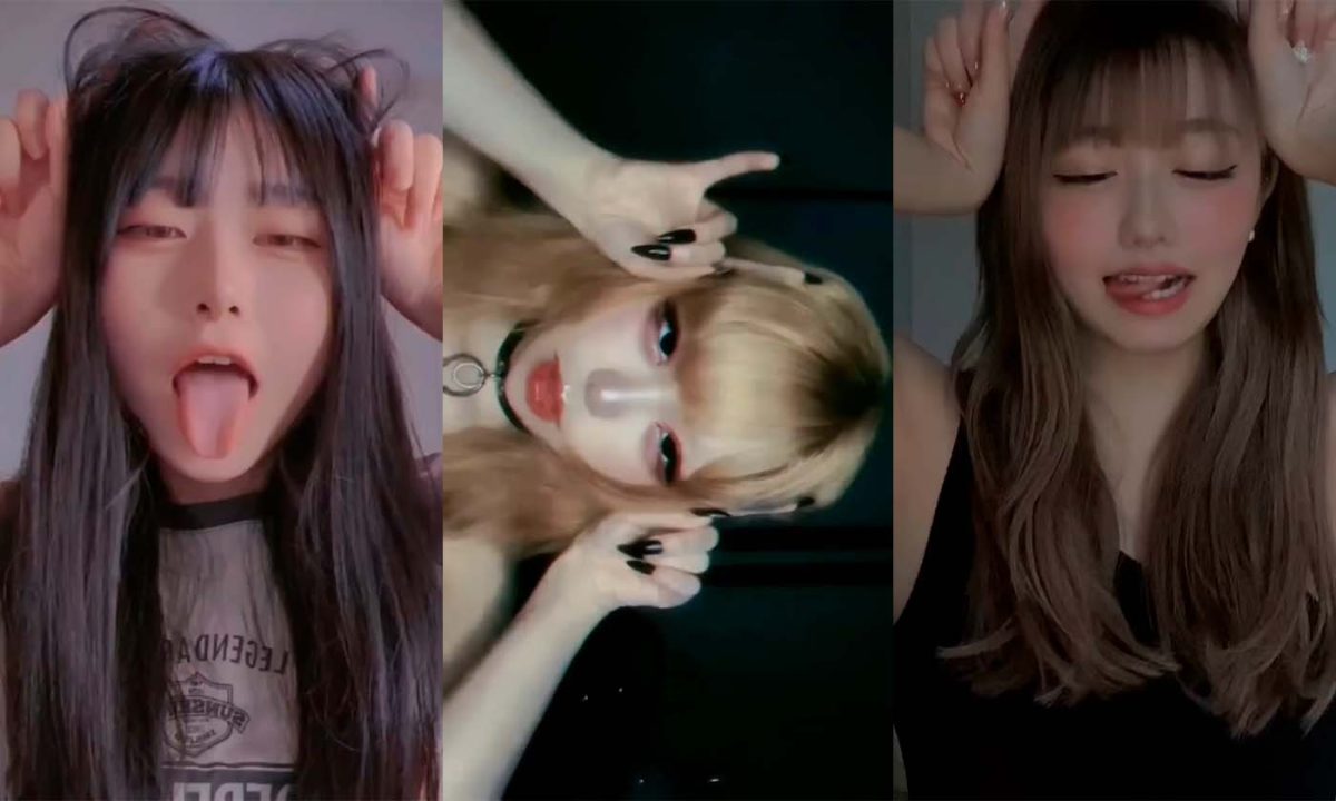 Кореянки строят рожицы - 2