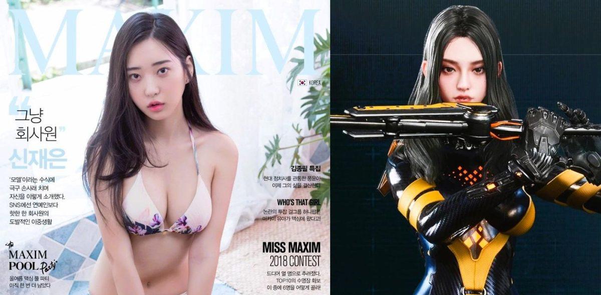 Азиатка из игры Stellar blade